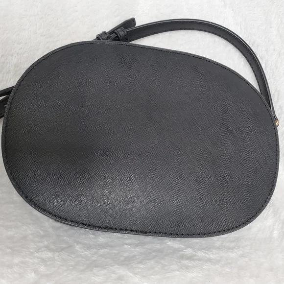 Michael Kors Set Travel Saffiano Leather Crossbody Bag Black - Picture 5 of 13